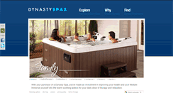 Desktop Screenshot of dynastyspas.com